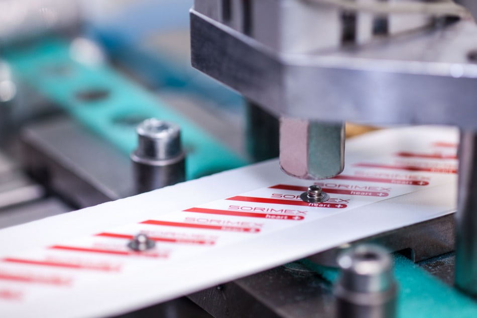 Materiały wykorzystywane do produkcji elektrod EKG jednorazowego użytku SORIMEX heart+