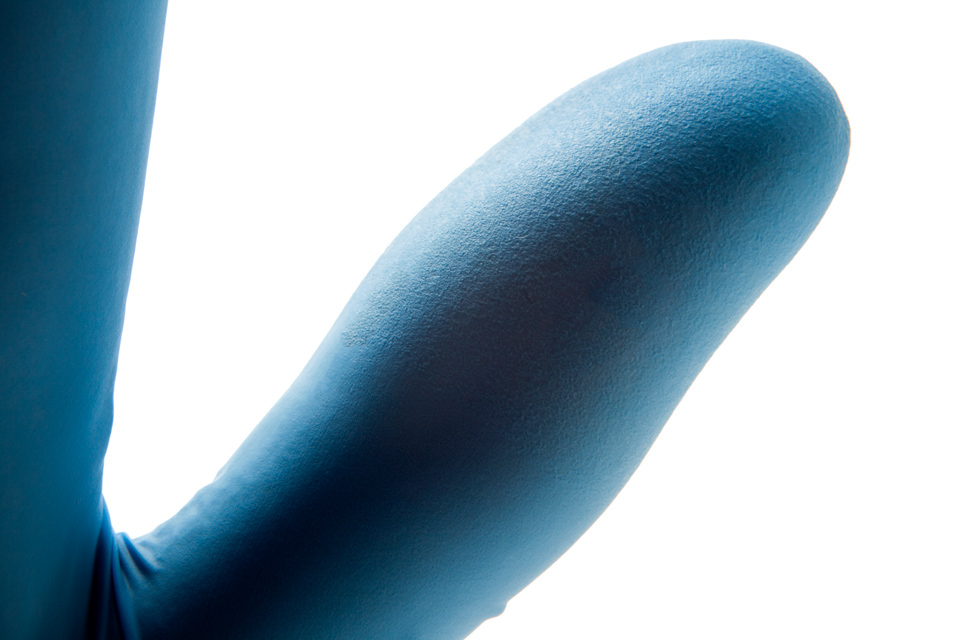 Rękawiczki nitrylowe niebieskie z długim mankietem Maxsafe Long Cuff XL, 1 opk. - 100 szt.