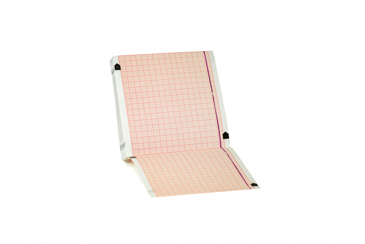 Papier EKG do defibrylatora Zoll Medical DM3 - seria M i E, 90 x 90 mm, 200 kartek, 1 szt.