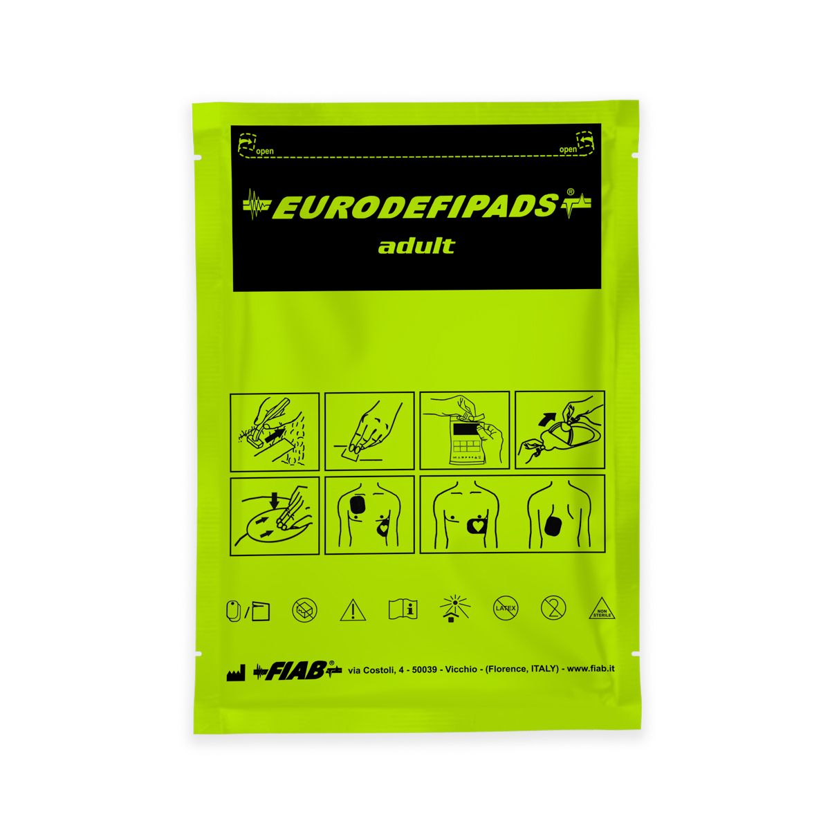 Elektrody do defibrylacji dla dorosłych, Schiller, 1 opk.