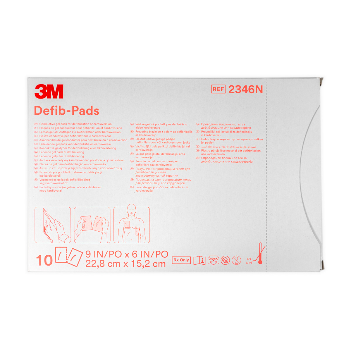 Podkłady do defibrylacji, 1 opk. - 5 par