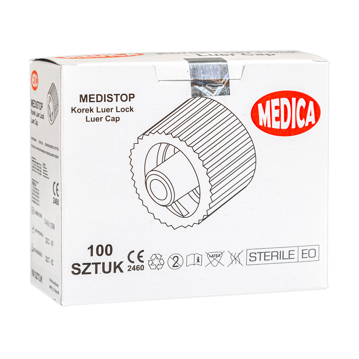 Koreczek do kaniuli Luer Lock, 1 opk. - 100 szt.