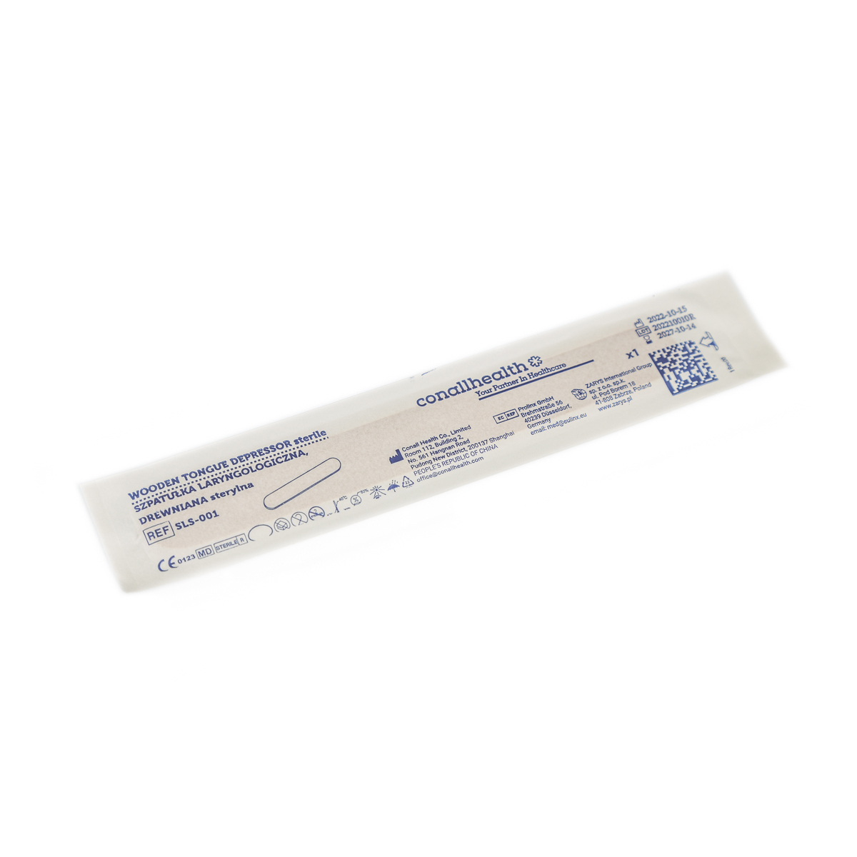 Szpatułki drewniane, jałowe, 1 opk. - 100 szt.