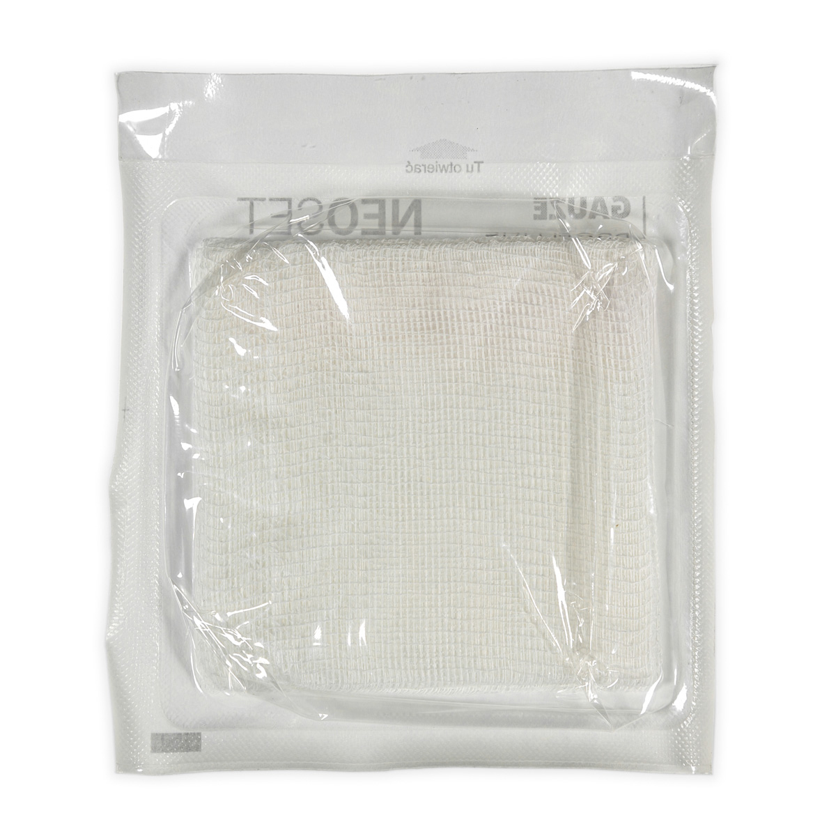 Kompres gazowy, jałowy, 13 nitkowy, 8 warstwowy, przeznaczony do bezpośredniego opatrywania ran - jako warstwa mechaniczna i chłonna, 7,5x7,5 cm, 1 opk. - 25 opk. a 3 szt.