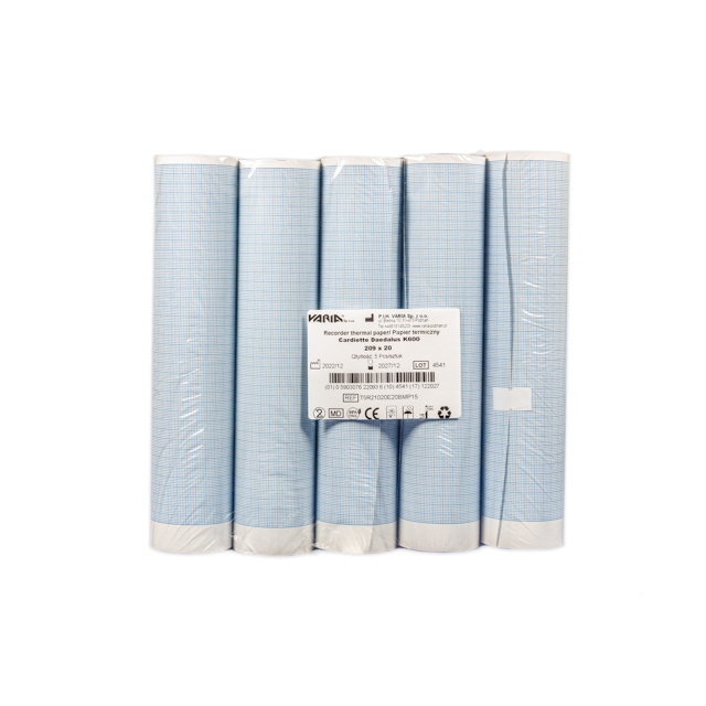 Papier EKG do Cardiette Daedalus / AR 2100 / 346, 209 mm x 20 m, 1 opk. - 5 szt.