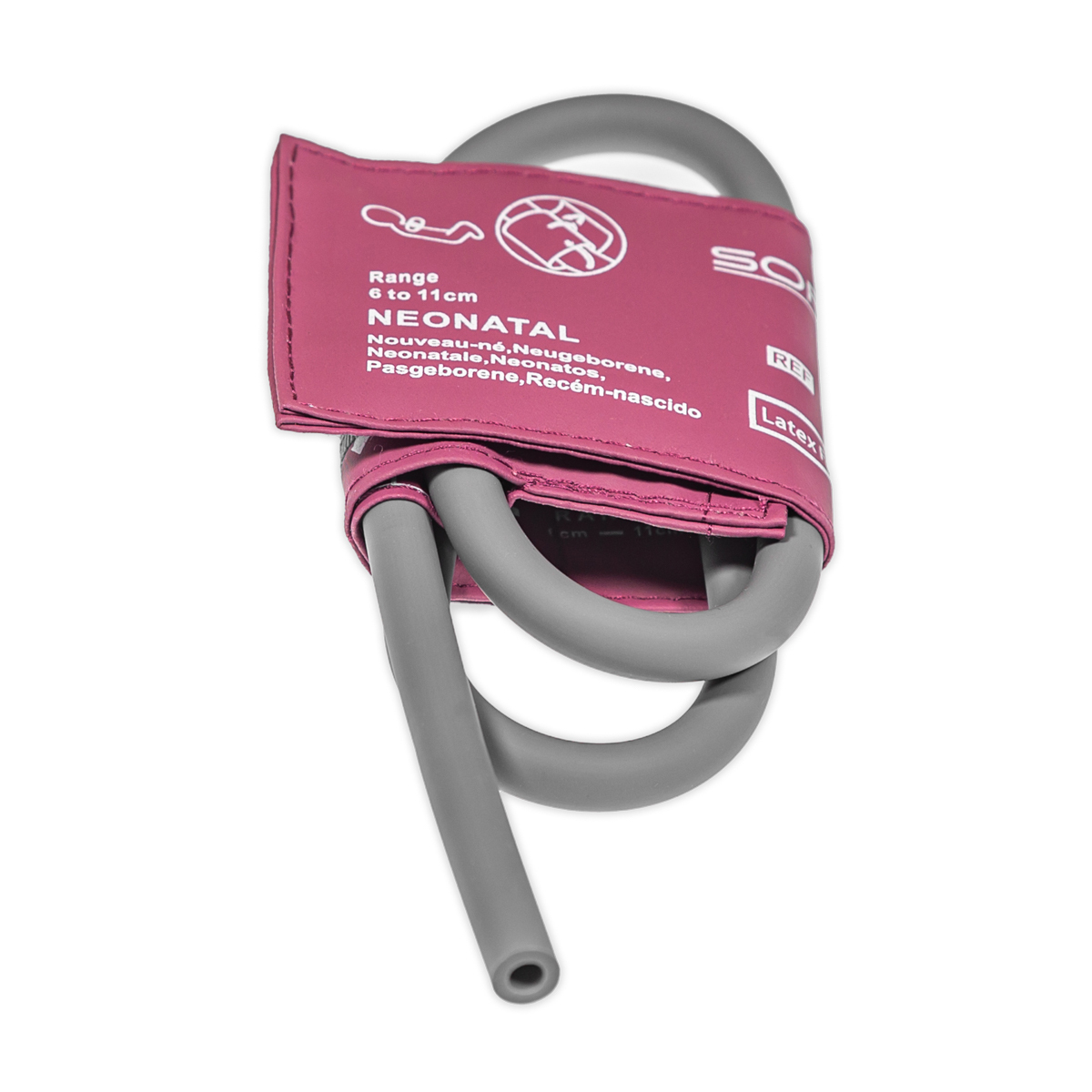 Mankiet NIBP do pomiaru ciśnienia w.u., dla noworodków, 6 - 11 cm, 1-żyłowy, 1 szt.