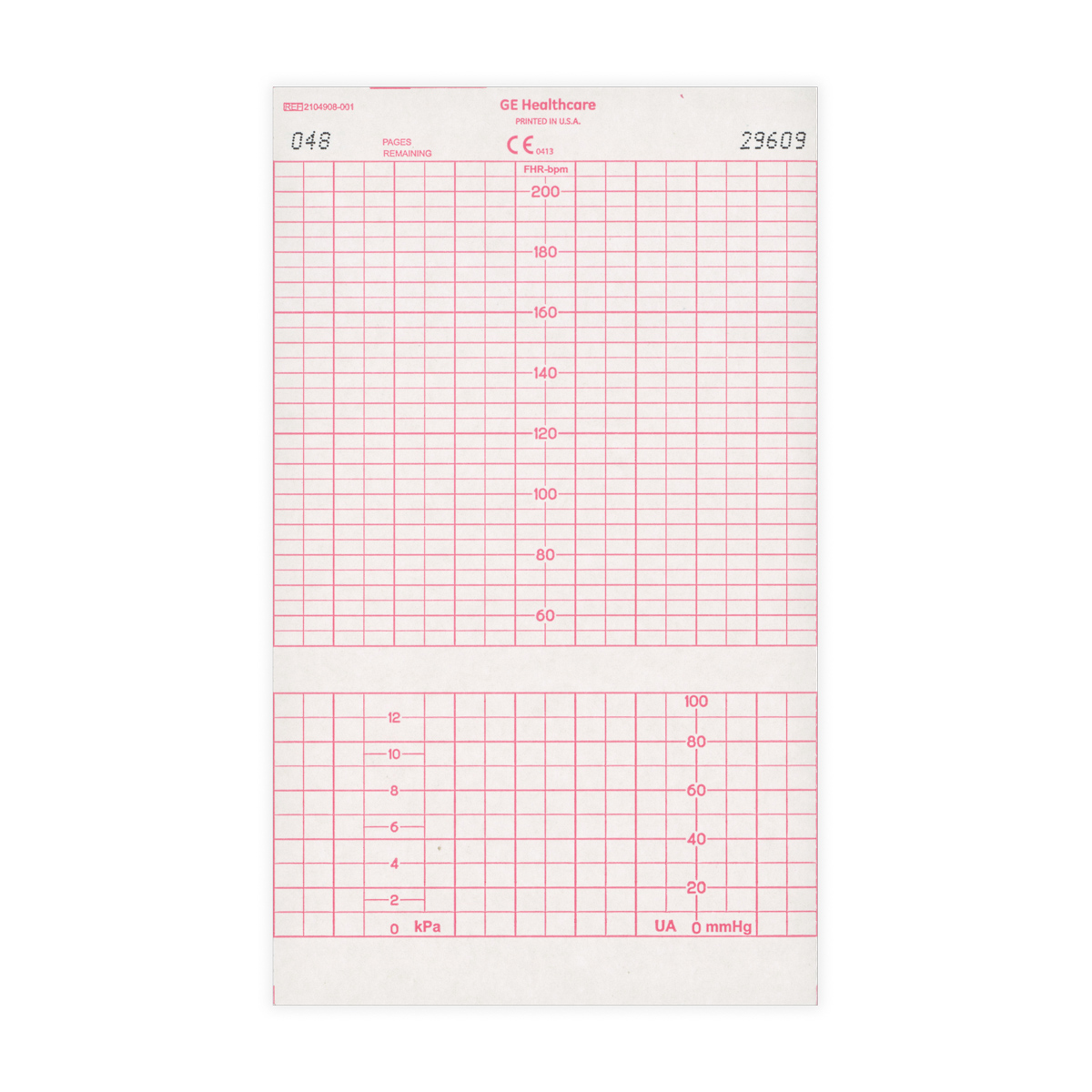 Papier KTG do Corometrics 120 / 170 / 250 / 250cx / 2120is, 151 x 90 mm, 160 kartek, oryginalny, 1 szt.