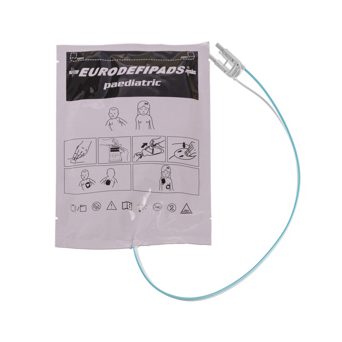 Elektrody do defibrylacji z kablem na zewnątrz dla dzieci, Zoll Medical, 1 opk.