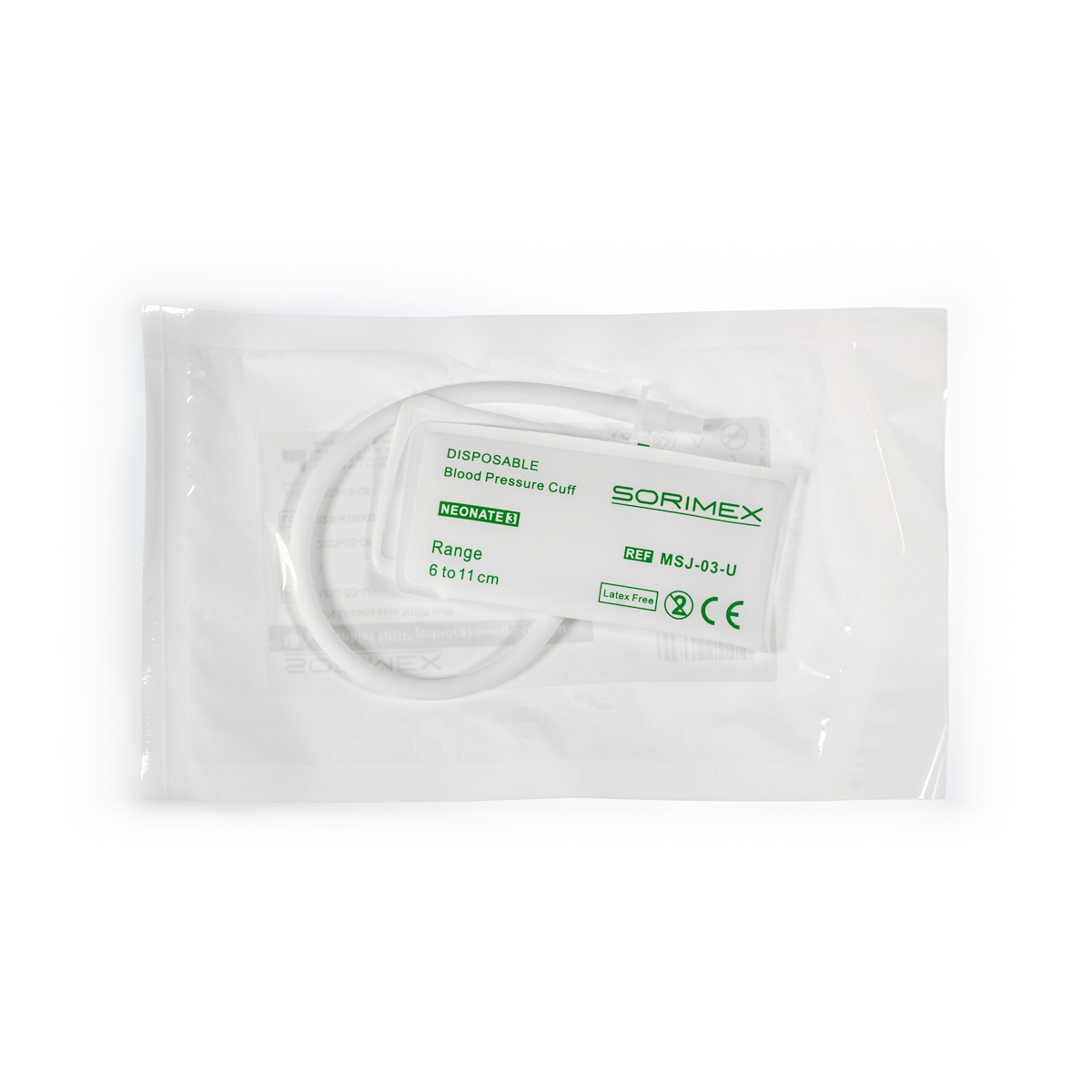 Mankiet NIBP do pomiaru ciśnienia j.u. z TPU, dla noworodków, 6-11 cm, 1 szt.