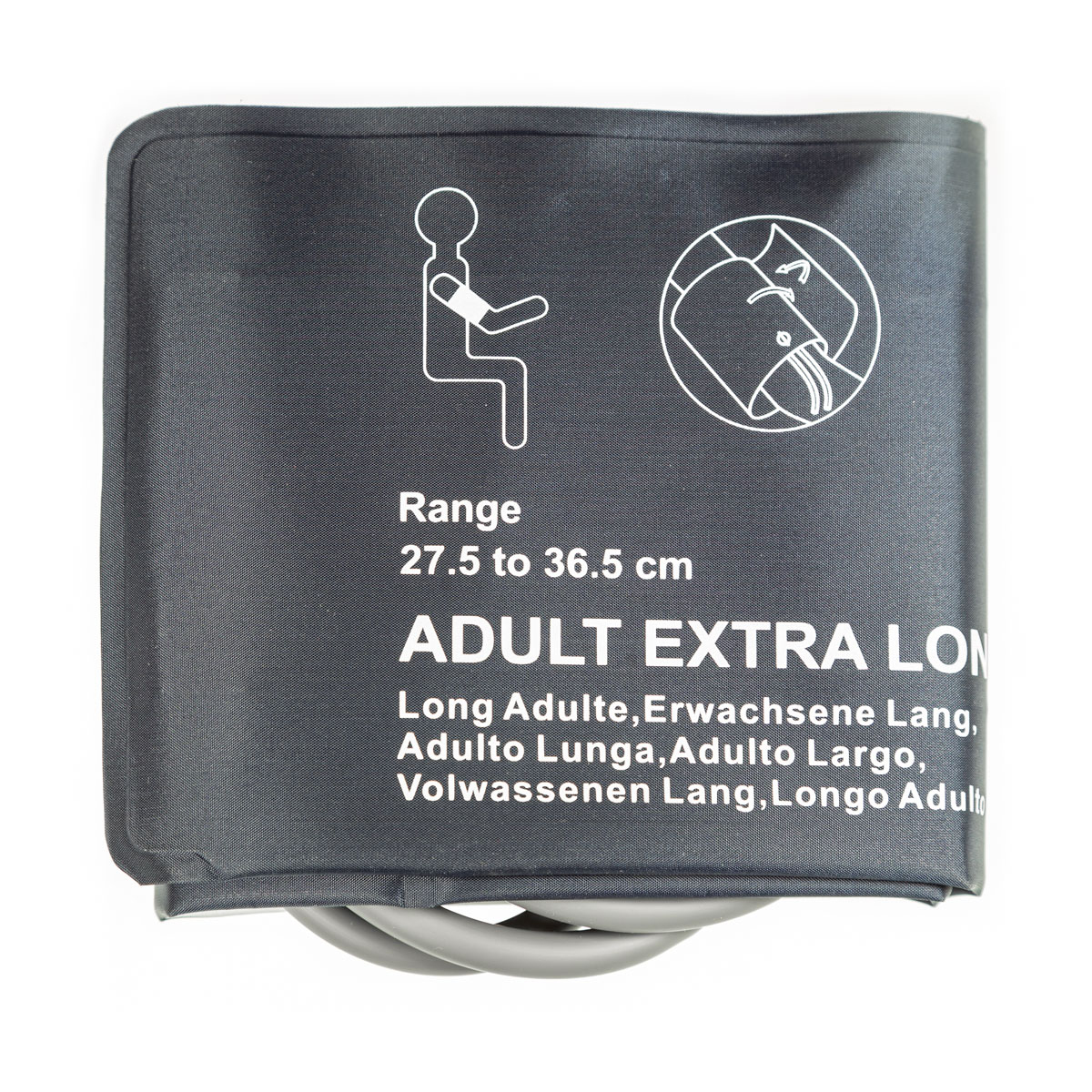 Mankiet NIBP do pomiaru ciśnienia w.u., dla dorosłych, długi, 27,5 - 36,5 cm, 2-żyłowy, 1 szt.