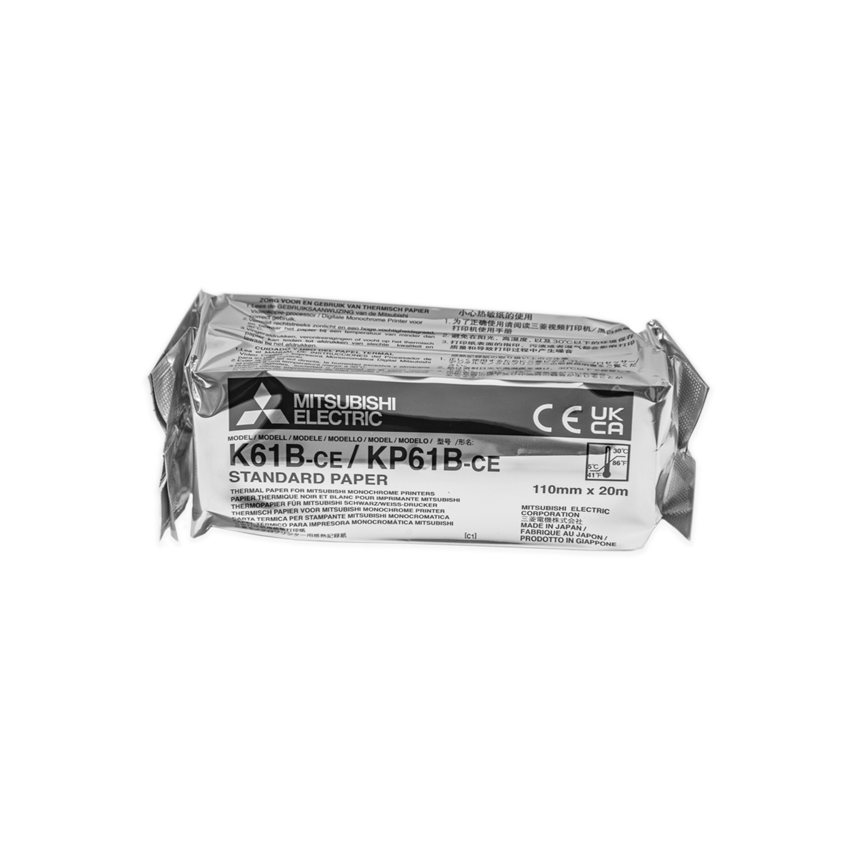 Papier USG Mitsubishi K61B, 110 mm x 20 m, 1 szt.