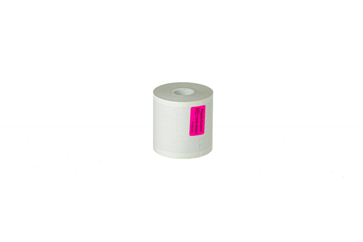 Papier EKG do defibrylatora Physio-Control Lifepak 9 / 9P / 10 / 12 / 20 / 20E / 300, 50 mm x 30 m, oryginalny, 1 szt.