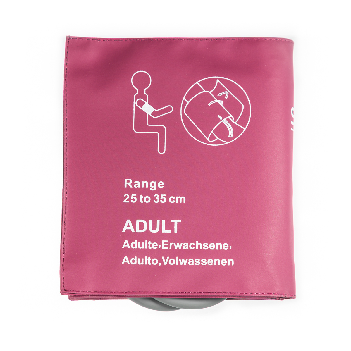 Mankiet NIBP do pomiaru ciśnienia w.u., dla dorosłych, standardowy, 25 - 35 cm, 2-żyłowy, 1 szt.