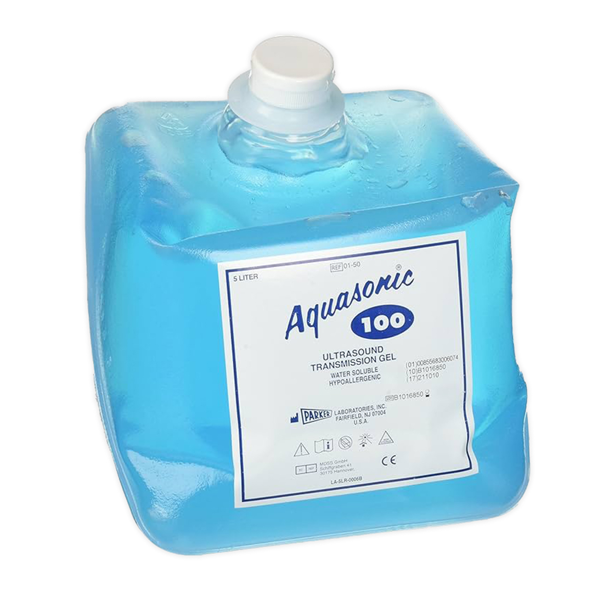 Żel do USG Aquasonic, 5 l, niebieski, 1 szt.