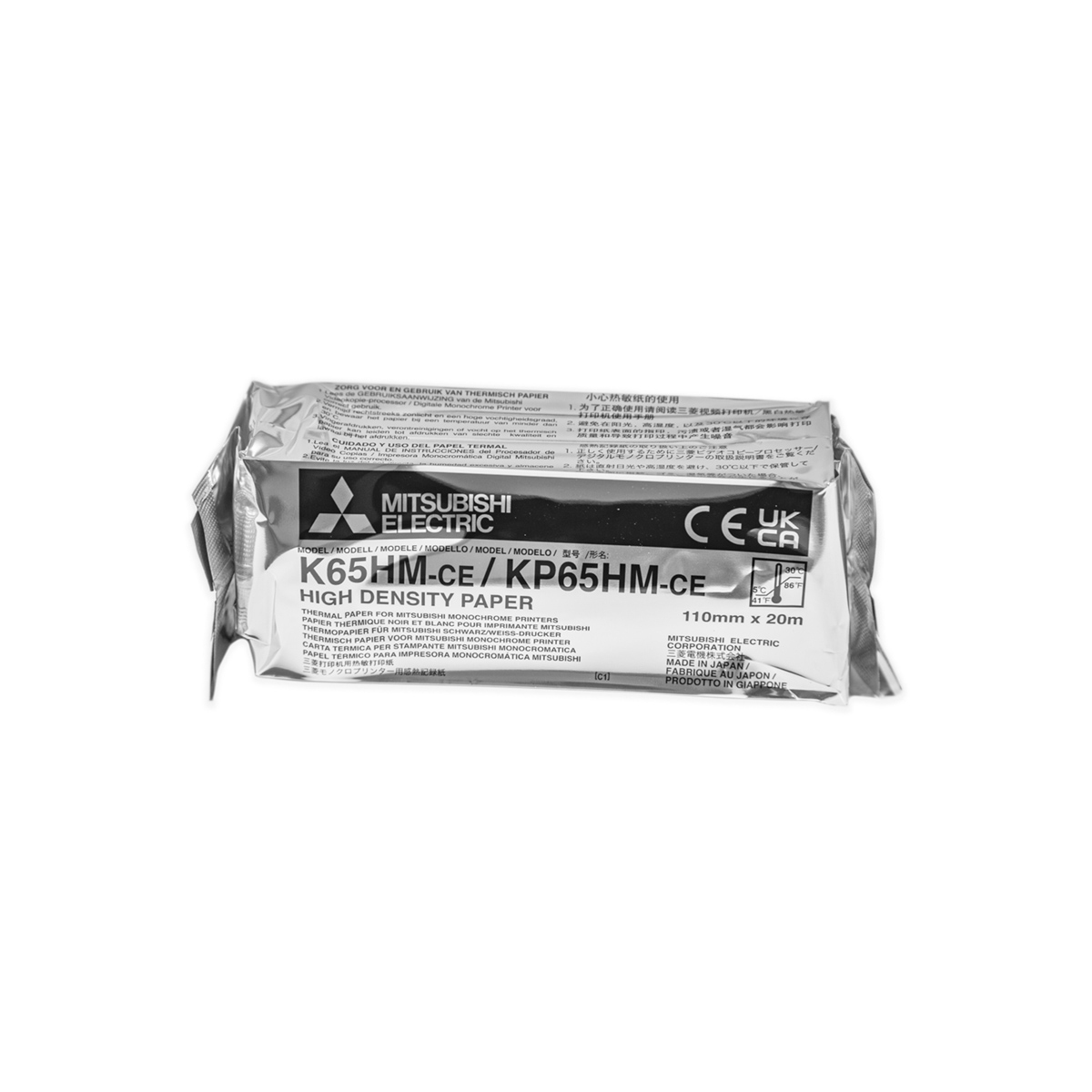 Papier USG Mitsubishi K65HM, 110 mm x 20 m, 1 szt.