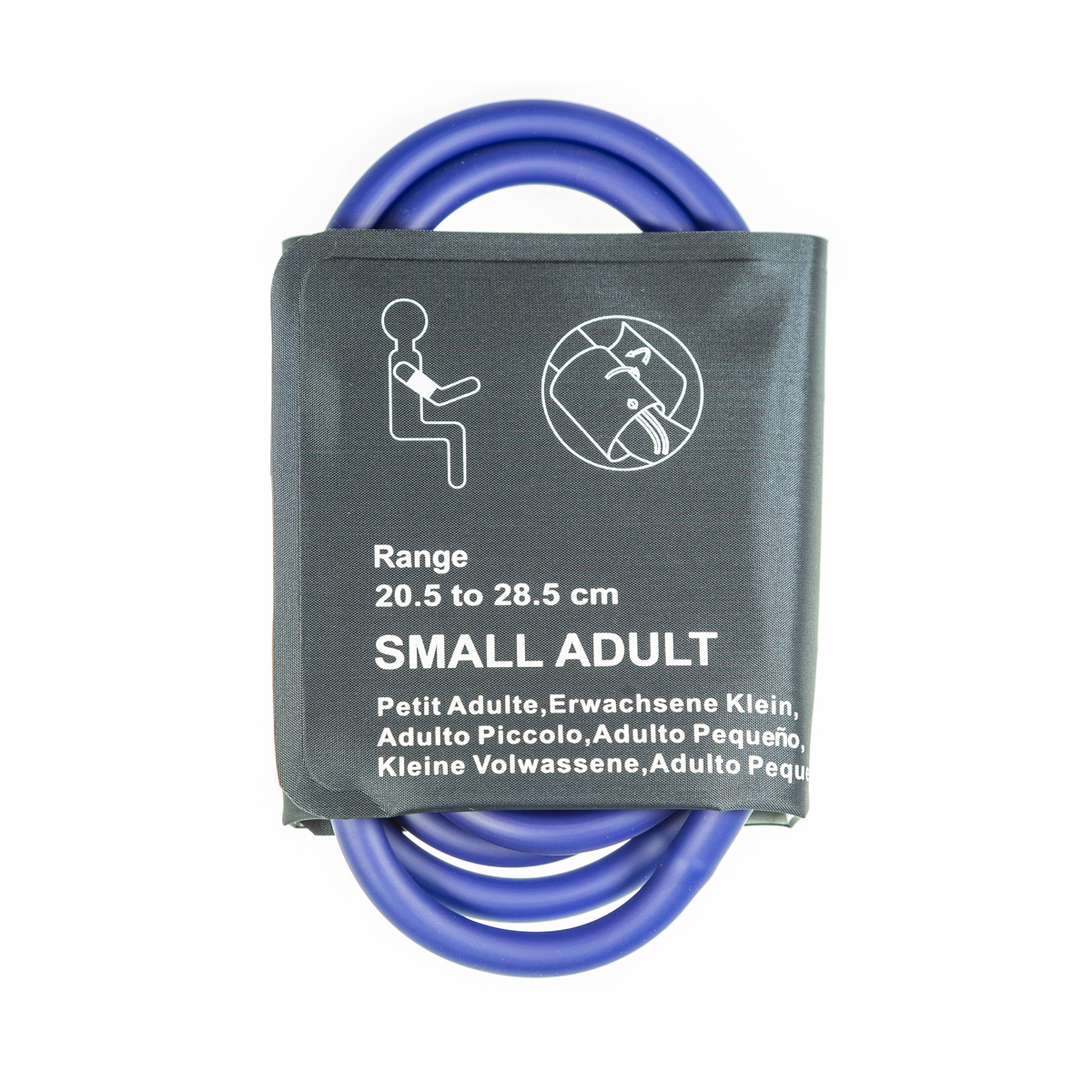 Mankiet NIBP do pomiaru ciśnienia w.u., dla dorosłych, mały, 20,5 - 28,5 cm, 2-żyłowy, 1 szt.