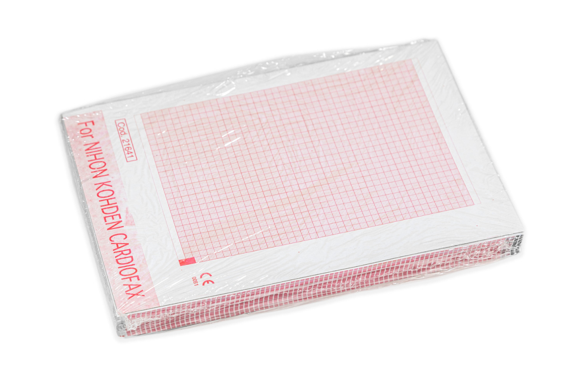 Papier EKG do Nihon Kohden Cardiofax ECG-9110/9130, 210 x 140 mm, 215 kartek, 1 szt.