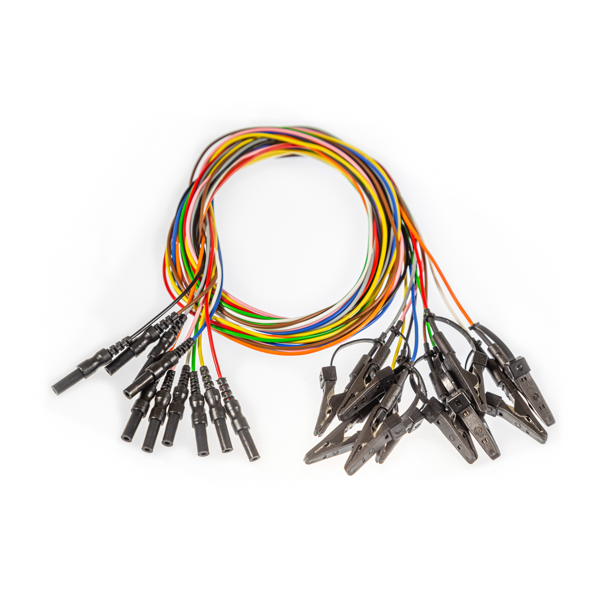 Przewód do elektrod EEG grzybkowych z krokodylkiem, wtyk 1,5 mm żeński, dł. kabla 120 cm, 1 szt.