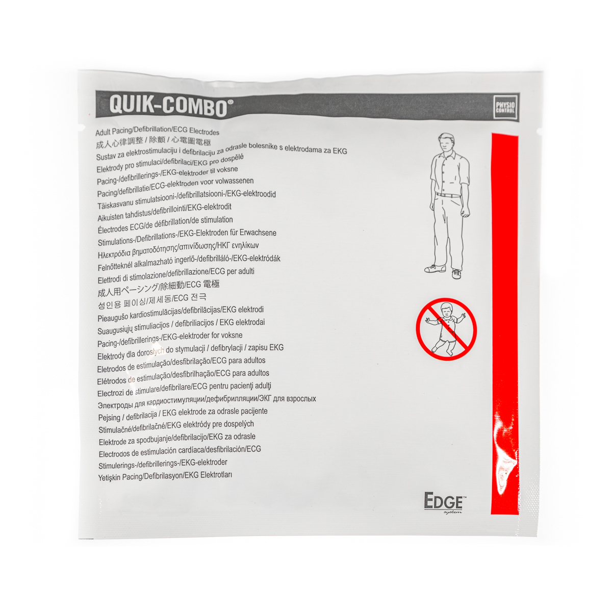 Elektrody do defibrylacji QUIK-COMBO dla dorosłych, oryginalne, Physio-Control, 1 opk.