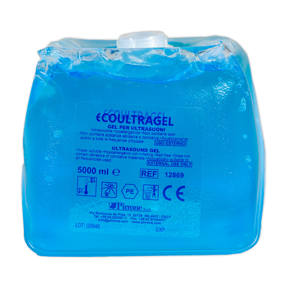 Żel do USG Ecoultragel, 5 l, niebieski, 1 szt.