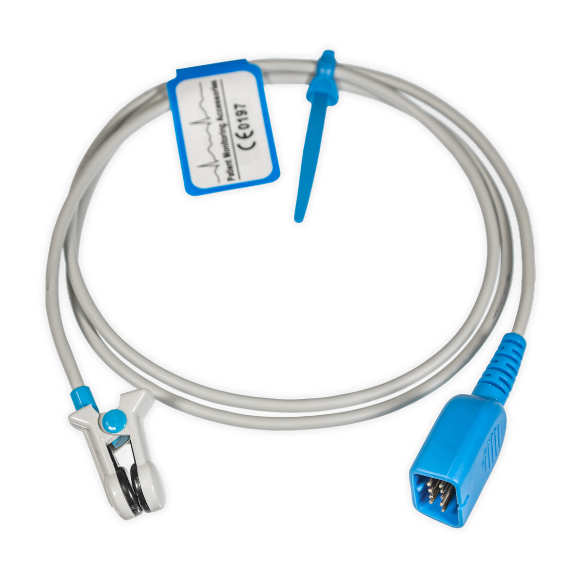 Czujnik SpO2 w.u. do Nihon Kohden, klips na ucho dla dorosłych, dł. 1 m, 1 szt.