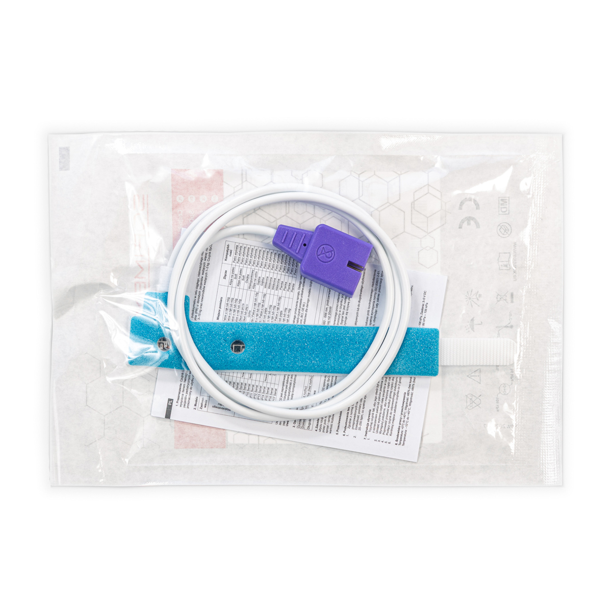 Czujnik SpO2 j.u. do Nellcor OxiMax, owijka na rzep dla dorosłych i noworodków, dł. 90 cm, 1 szt.