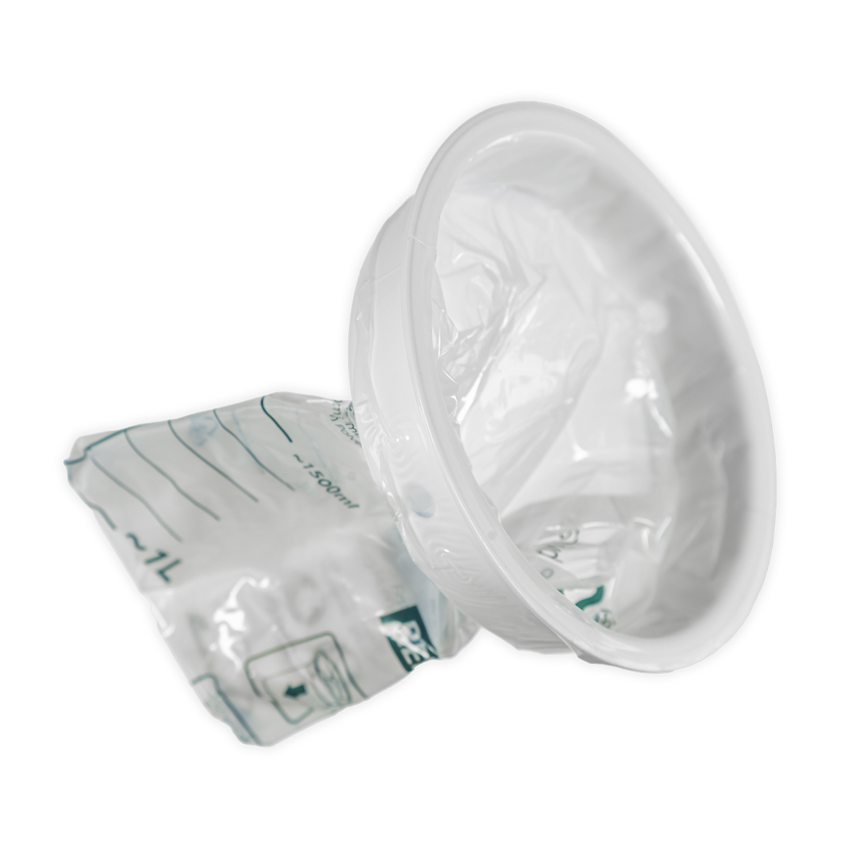 Worek na wymiociny z proszkiem żelującym, 1.5 l, 1 szt.