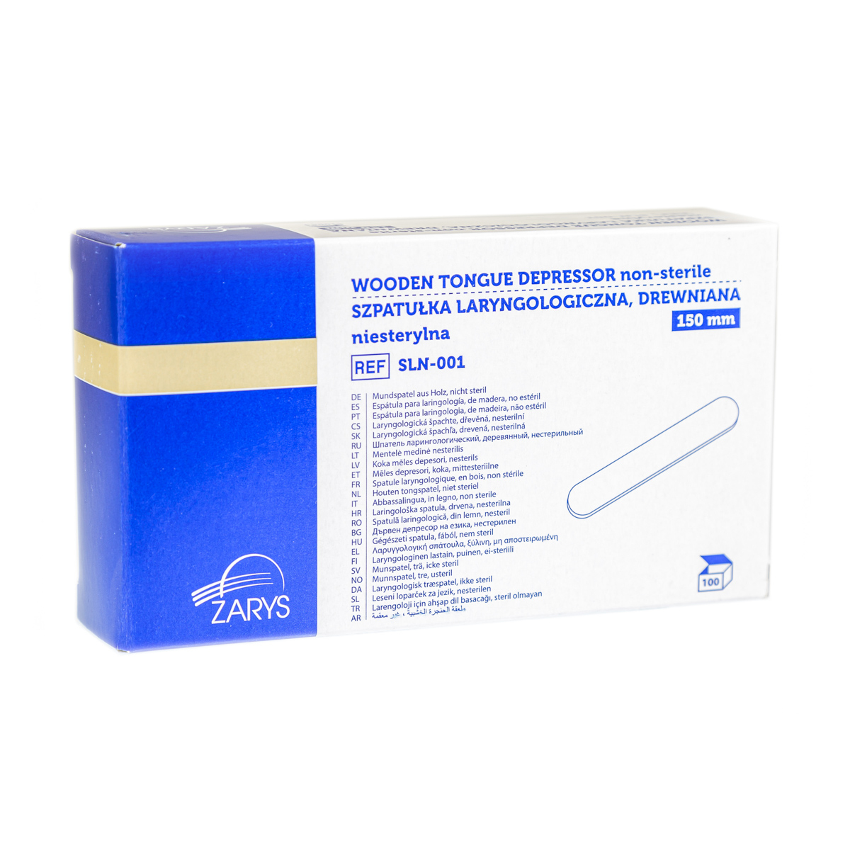 Szpatułki drewniane, 1 opk. - 100 szt.