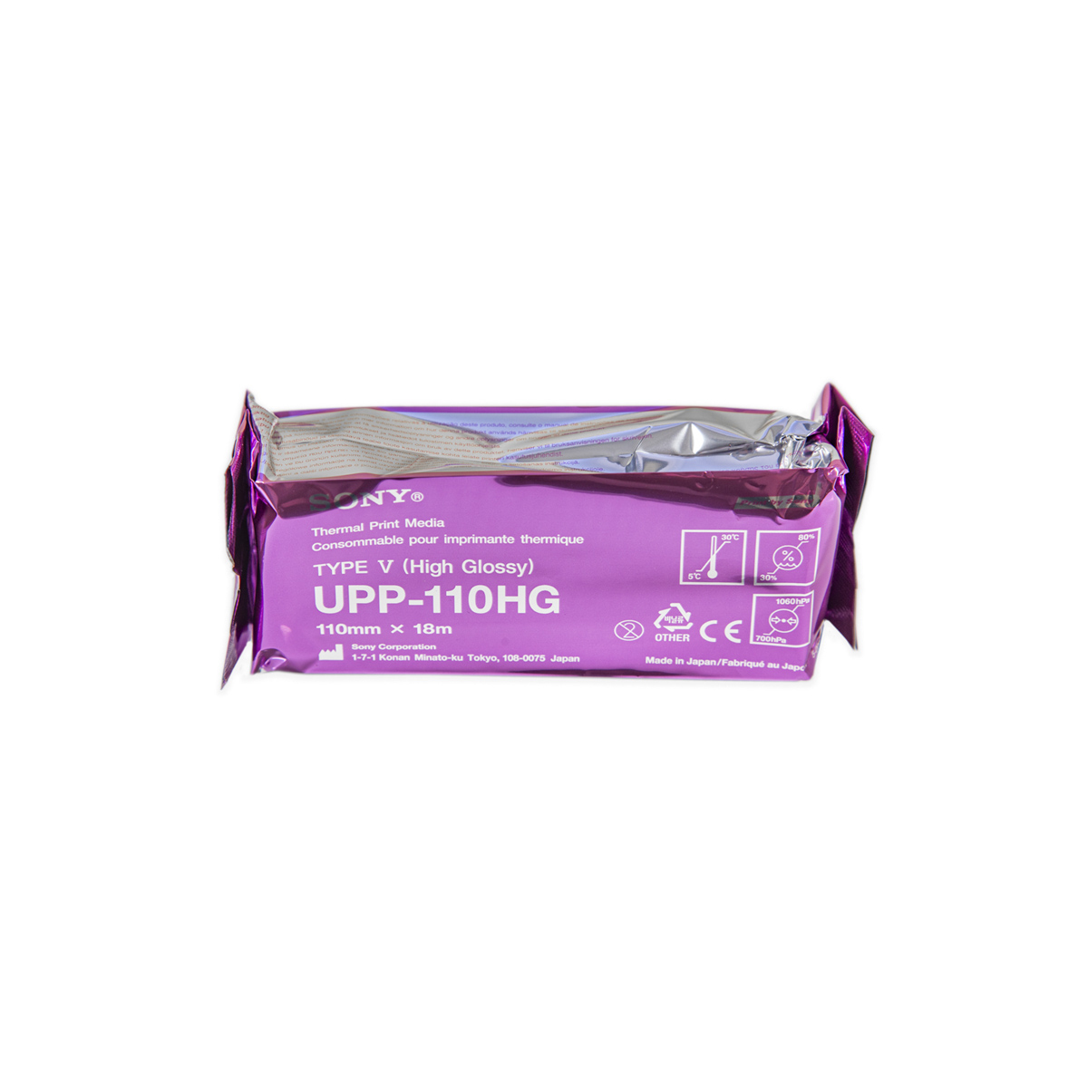 Papier USG SONY UPP-110HG, 110 mm x 18 m, 1 szt.