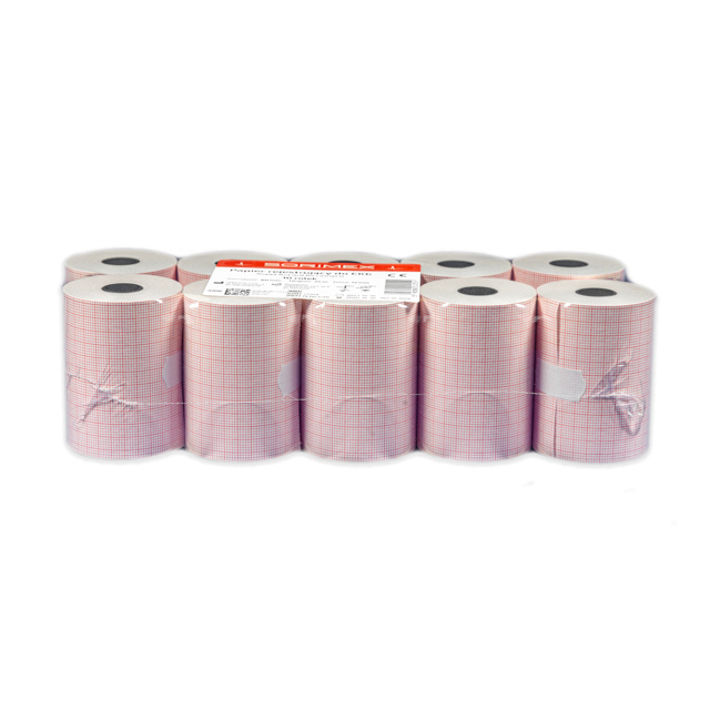 Papier EKG do Aspel AsCard B5 / Mr Red, 60 mm x 25 m, 1 opk. - 10 szt.