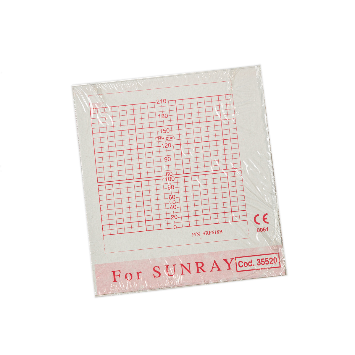 Papier KTG do Sunray SRF 618B / 628B / 638B, 112 x 100 mm, 150 kartek, 1 szt.