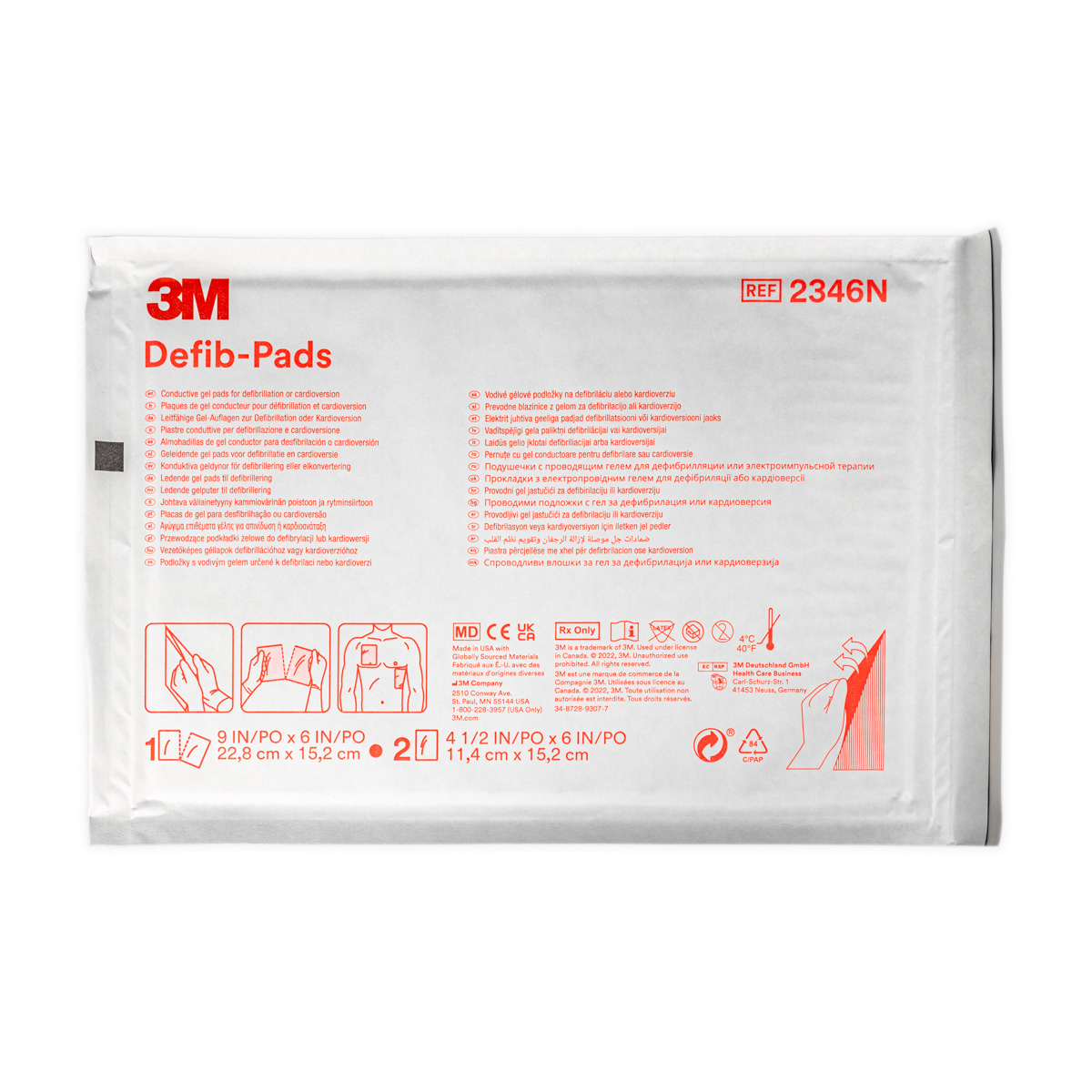 Podkłady do defibrylacji, 1 opk. - 5 par