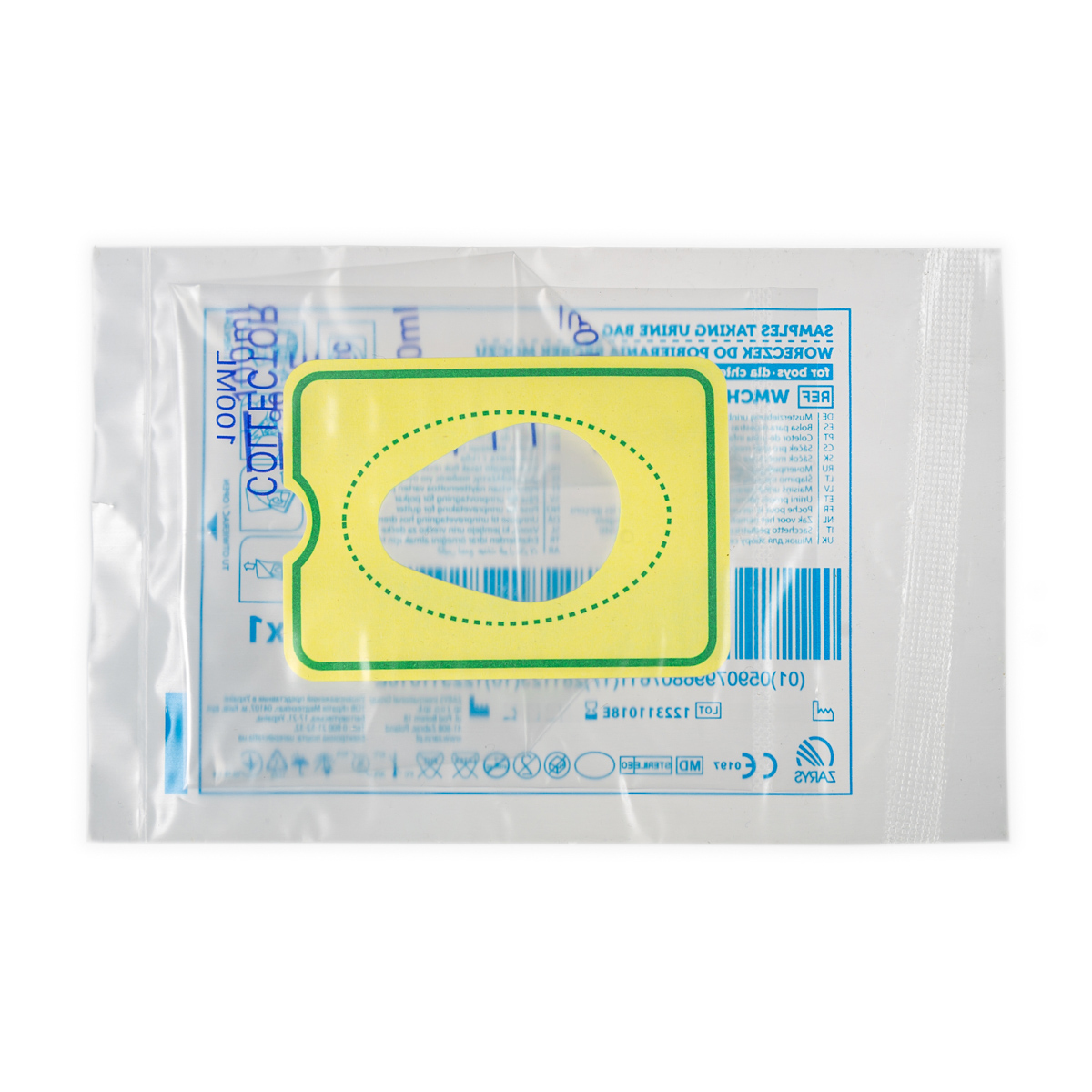 Woreczek do pobierania moczu dla chłopców, z gąbką, 100 ml, 1 szt.