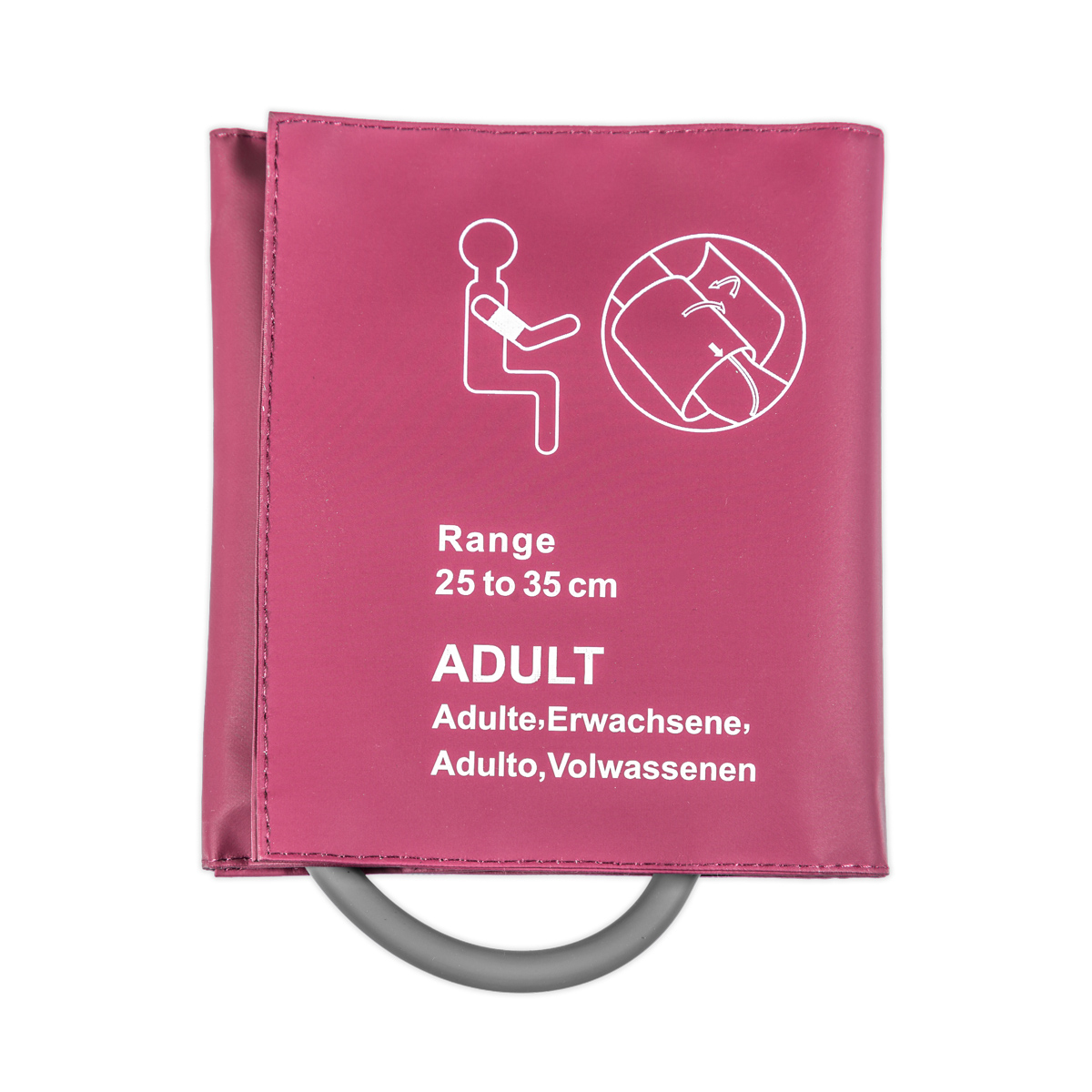 Mankiet NIBP do pomiaru ciśnienia w.u., dla dorosłych, 25-35 cm, 1-żyłowy, z łącznikiem, 1 szt.