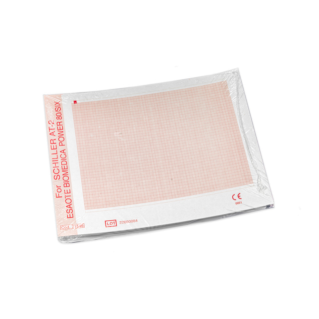 Papier EKG do Schiller Cardiovit AT-2 / Plus / Plus TX / CS-200, 210 x 280 mm, 240 kartek, 1 szt.