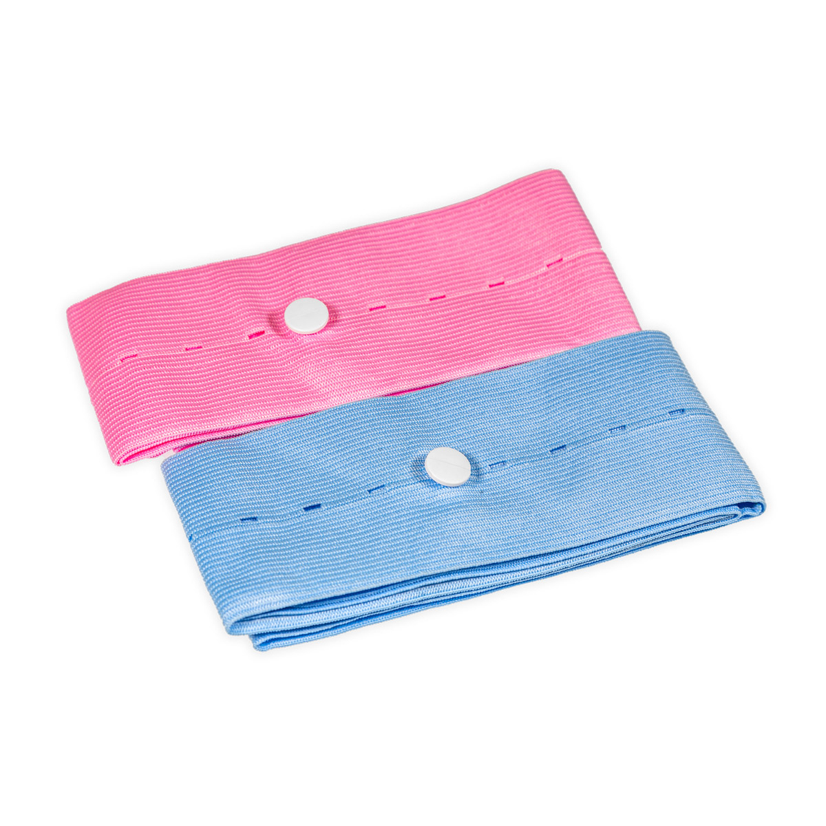 Pasy do KTG j.u., 6 x 120 cm, różowy i niebieski, 1 kpl. - 2 szt.