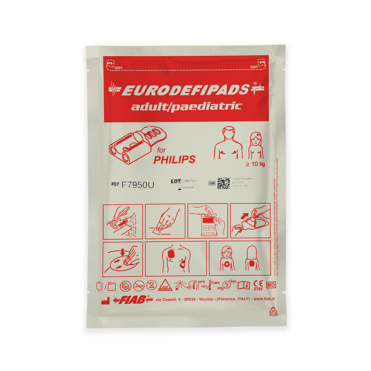 Elektrody do defibrylacji dla dorosłych i dzieci, Philips, 1 opk.