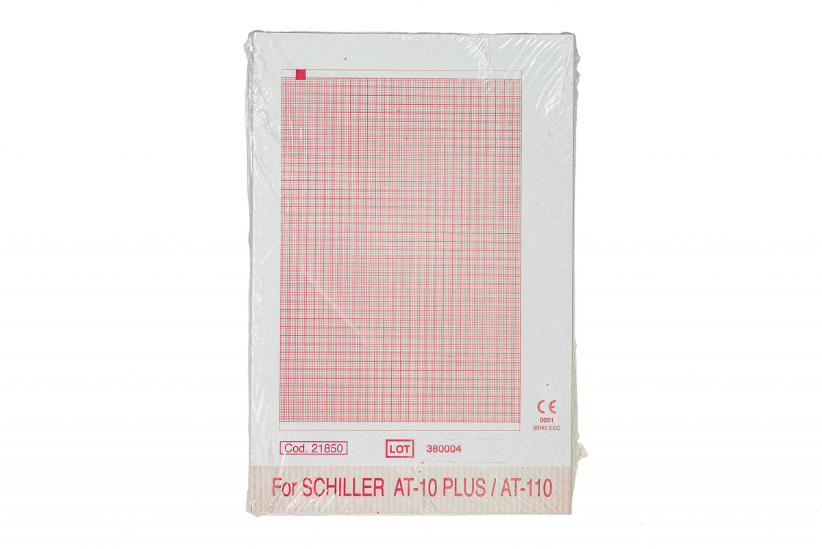 Papier EKG do Schiller AT-10 Plus, 210 x 140 mm, 250 kartek, 1 szt.