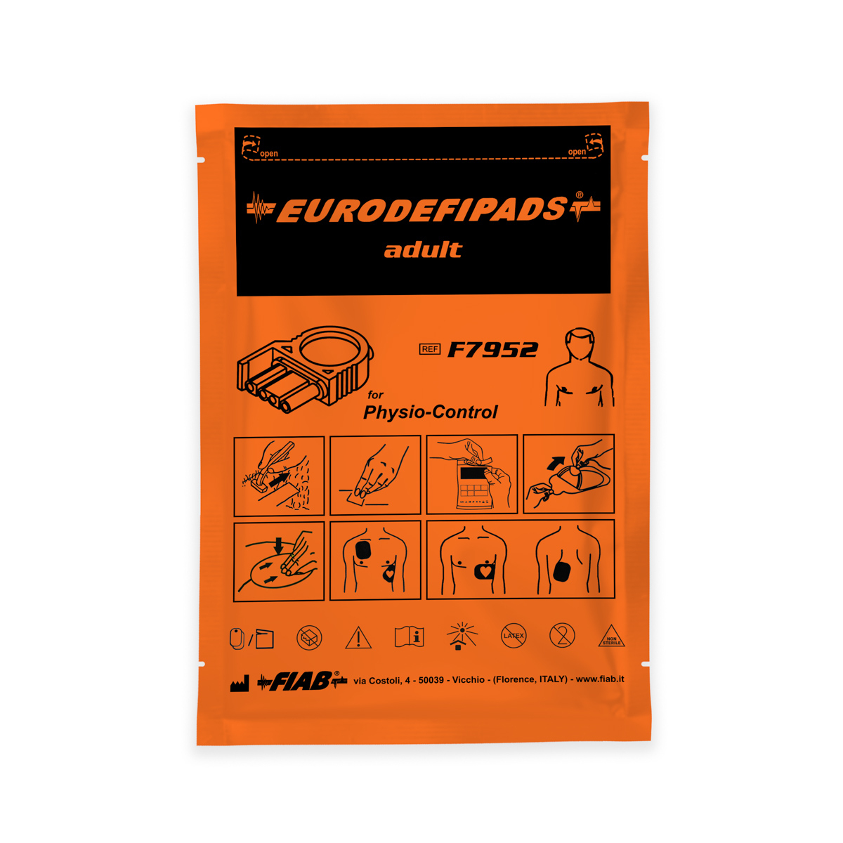 Elektrody do defibrylacji dla dorosłych, Physio-Control, 1 opk.