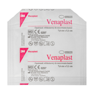 Opatrunek włókninowy do mocowania kaniul, Venaplast, 1 opk. - 50 szt.