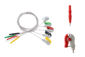 Przewód dołączeniowy EKG, 5-odprowadzeniowy, klamra, system DIN, dł. 60 cm, op. 5 szt.