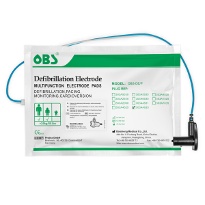 Elektrody do defibrylacji dla dorosłych z kablem na zewnątrz, Mediana, OBS, dł. 210 cm, 1 opk.