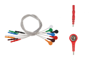 Przewód dołączeniowy EKG, 7-odprowadzeniowy, zatrzask, system DIN, dł. 60 cm, op. 7 szt.