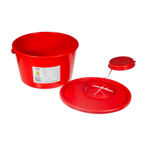 Pojemnik na odpady medyczne, 3.5-4 l, czerwony, 1 szt.