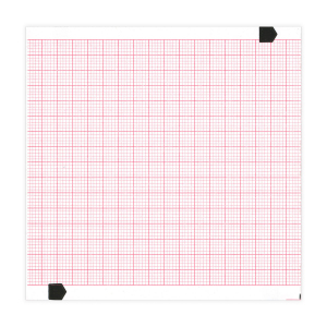 Papier EKG do defibrylatora Zoll Medical DM3 - seria M i E, 90 x 90 mm, 200 kartek, 1 szt.