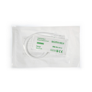 Mankiet NIBP do pomiaru ciśnienia j.u. z TPU, dla noworodków, 6-11 cm, 1 szt.