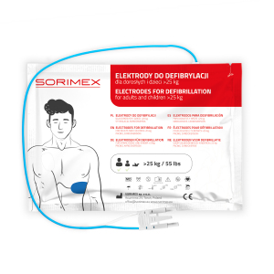 Elektrody do defibrylacji z kablem na zewnątrz dla dorosłych, Zoll Medical, SORIMEX, dł. 120 cm, 1 opk.