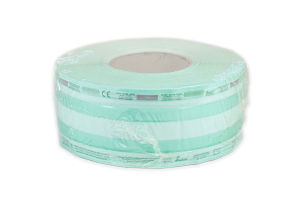 Rękaw papierowo-foliowy do sterylizacji, z zakładką, 7.5 cm x 2.5 cm x 100 m, 1 szt.