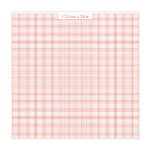 Papier EKG do Aspel AsCard A4 / B56 / Mr Blue / Mr Silver / Mr Grey, 112 mm x 25 m, 1 opk. - 5 szt.