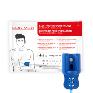 Elektrody do defibrylacji dla dorosłych, Philips, SORIMEX, dł. 120 cm, 1 opk.